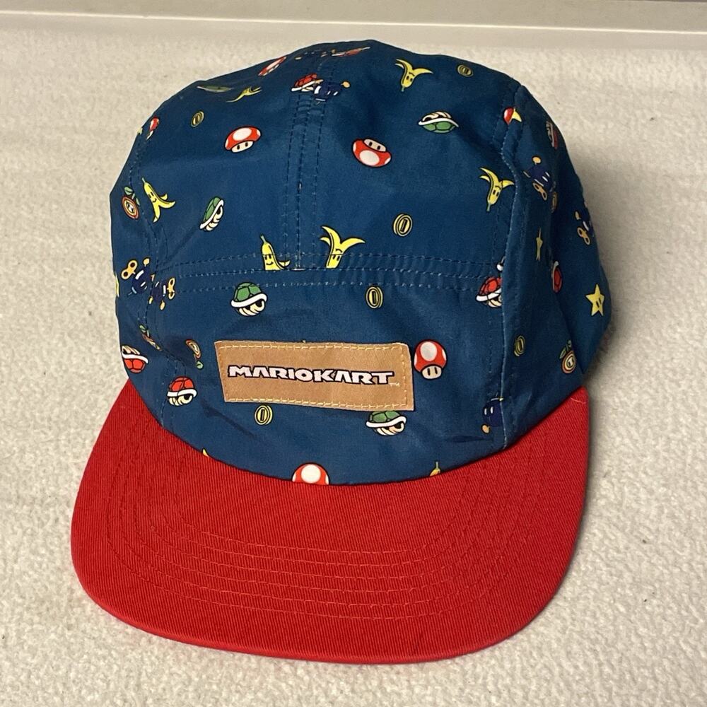 CultureFly Nintendo Mario Kart 5 Panel Adjustable Cap Hat 2020